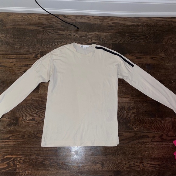 Y-3 3-stripes long sleeve tee size s - Picture 3 of 8